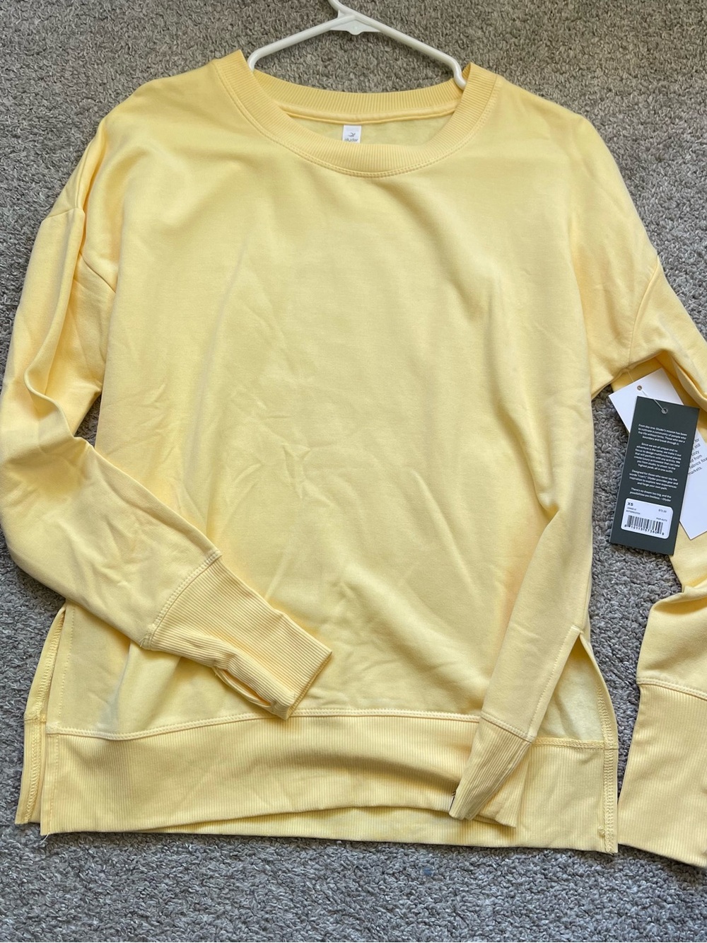 Glyder Butterscotch Crewneck Sweatshirt Lounge Long Sleeve